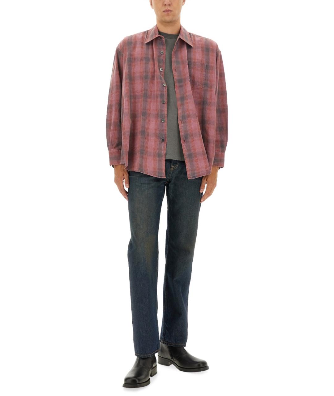 OUR LEGACY Синие хлопковые прямые джинсы, фото 2