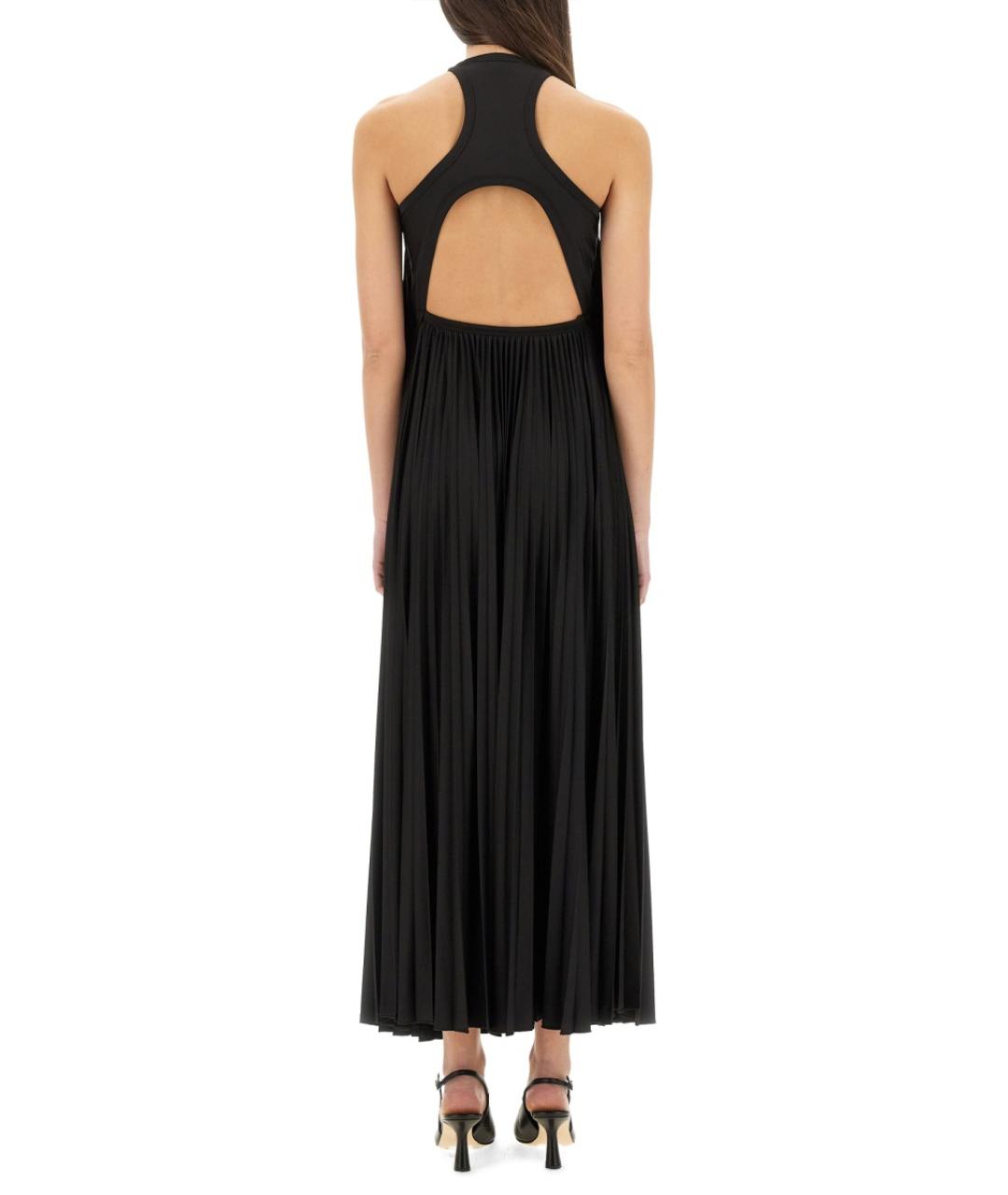 SPORTMAX Черное полиэстеровое повседневное платье, фото 3