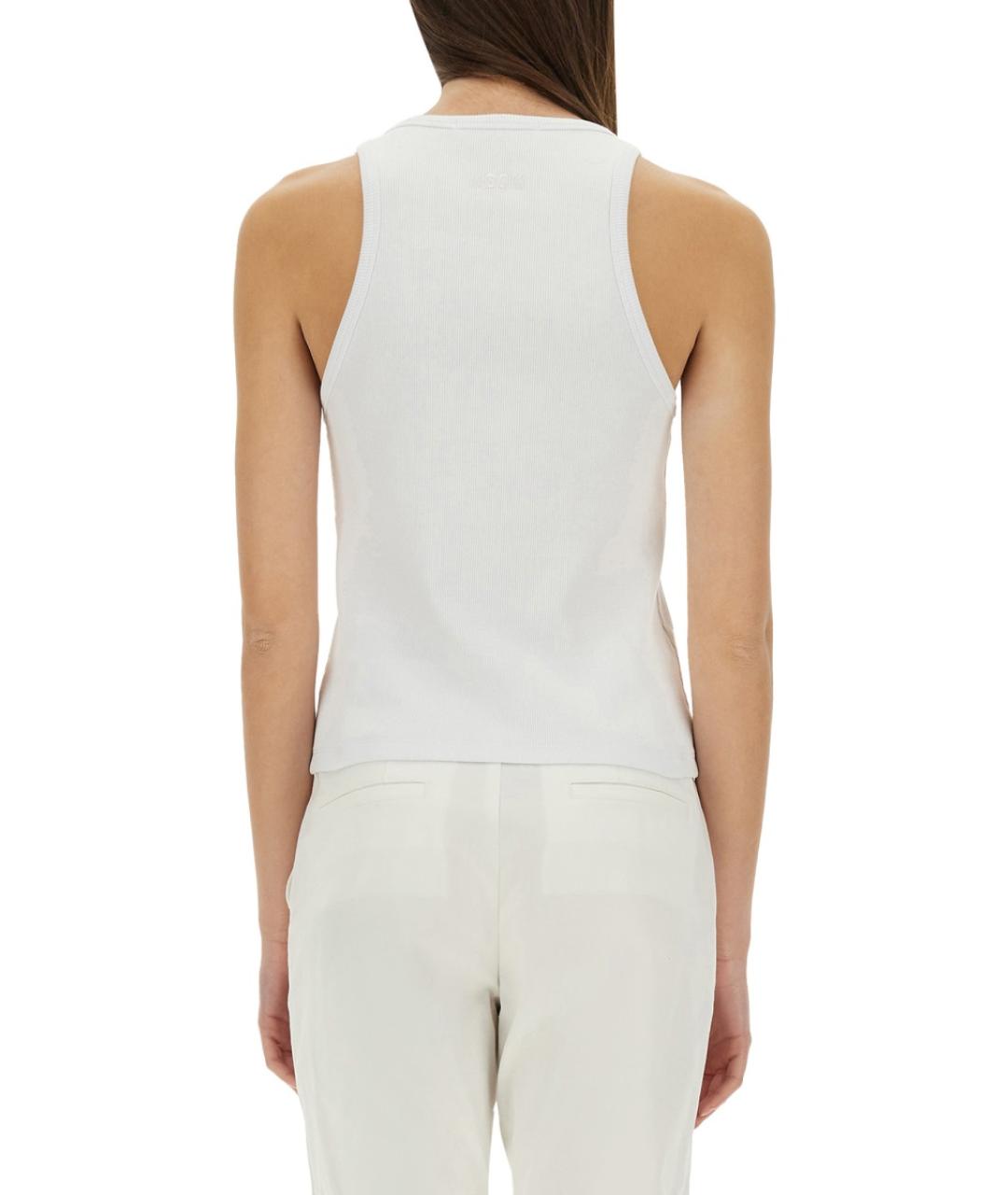 MSGM Белая хлопковая блузы, фото 3