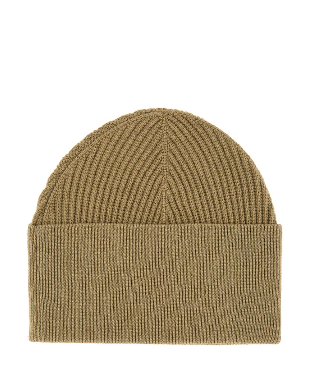 STUDIO NICHOLSON Зеленая хлопковая шапка, фото 2