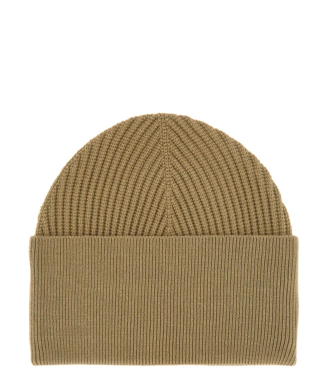 STUDIO NICHOLSON Зеленая хлопковая шапка, фото 1