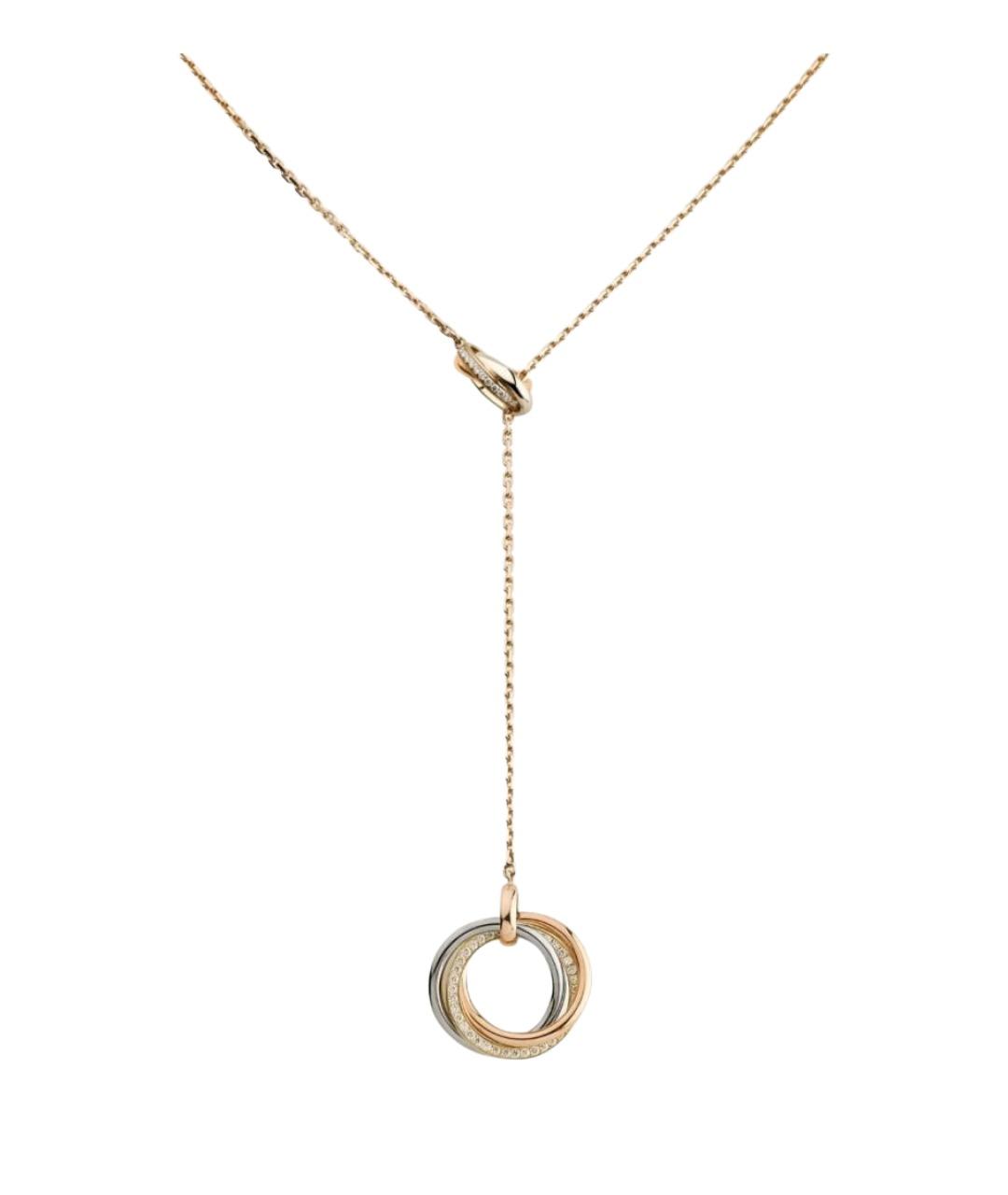 CARTIER Золотое колье из желтого золота, фото 1