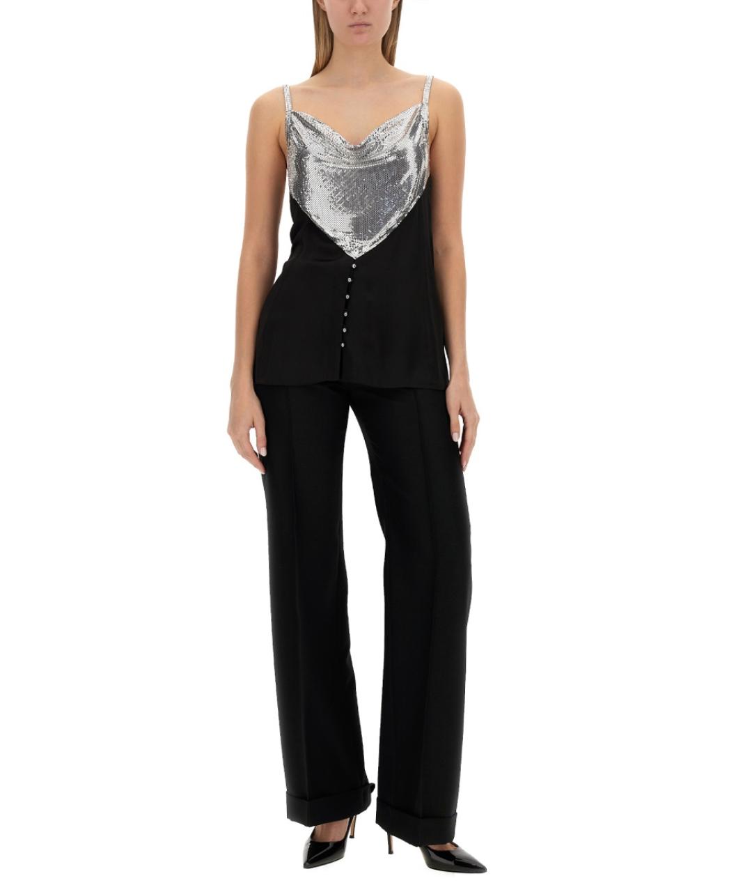 PACO RABANNE Мульти полиэстеровая блузы, фото 3