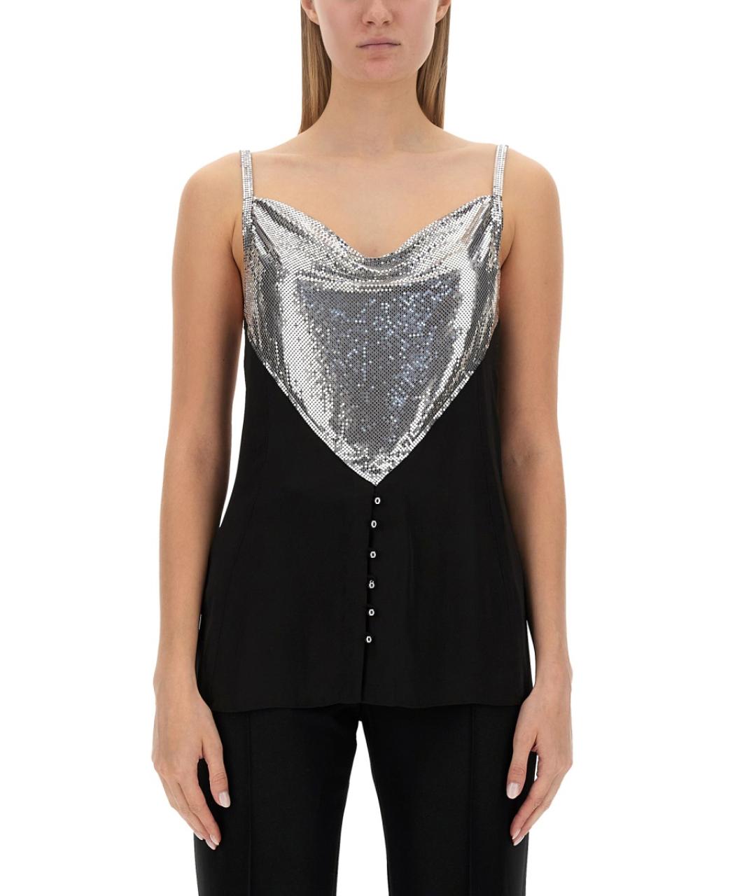 PACO RABANNE Мульти полиэстеровая блузы, фото 2