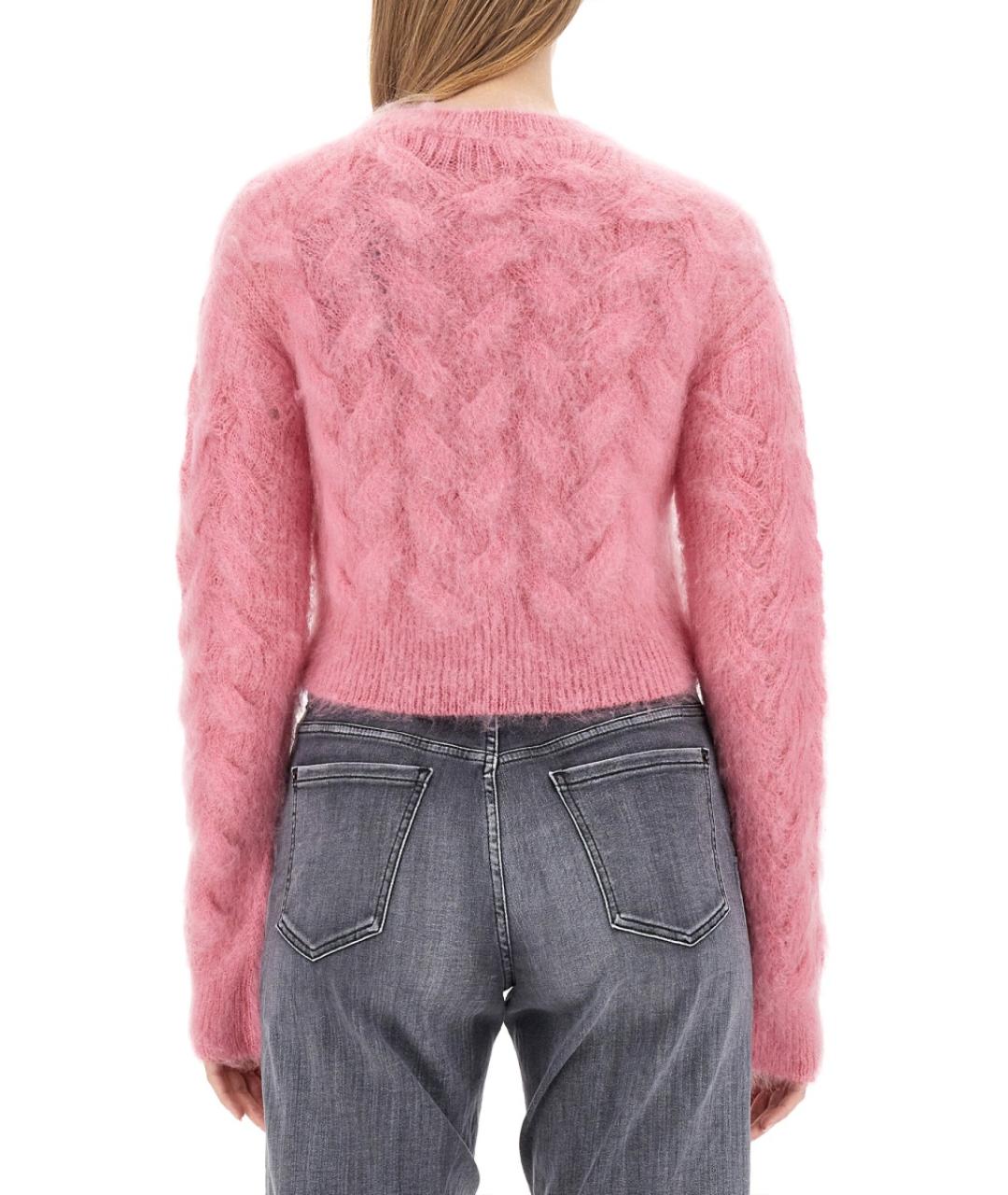 DSQUARED2 Розовый шерстяной джемпер / свитер, фото 3