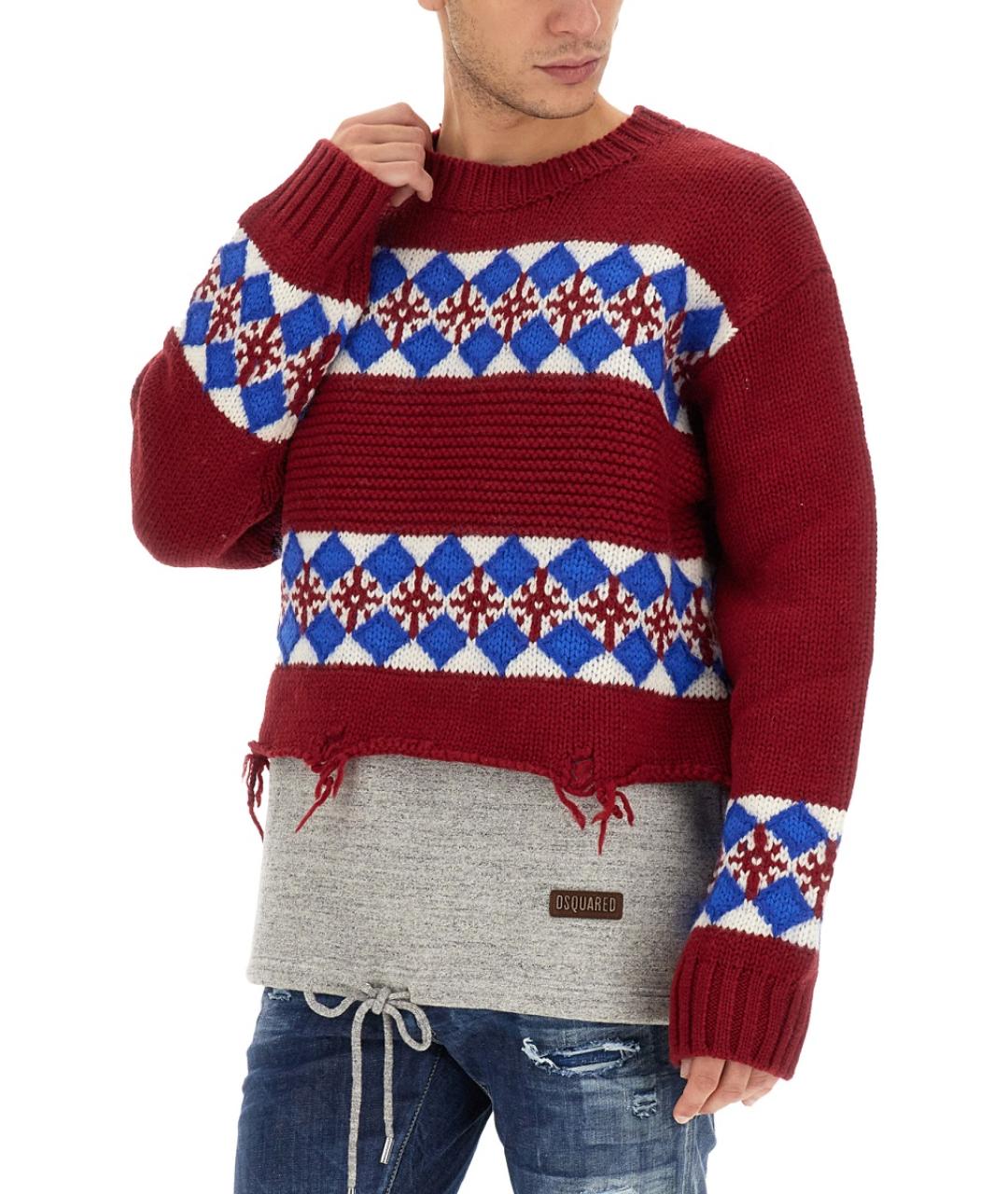 DSQUARED2 Мульти шерстяной джемпер / свитер, фото 4