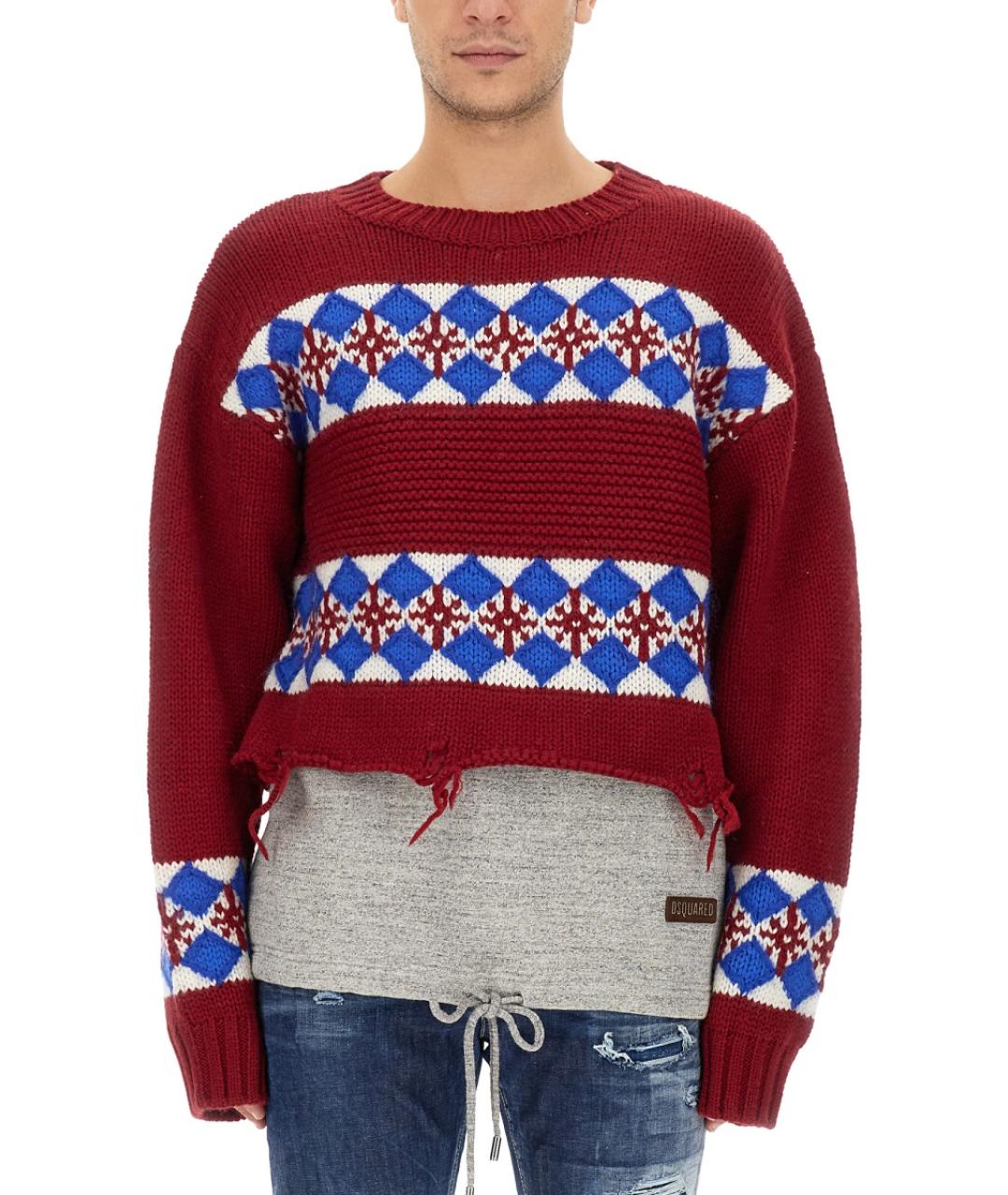 DSQUARED2 Мульти шерстяной джемпер / свитер, фото 5