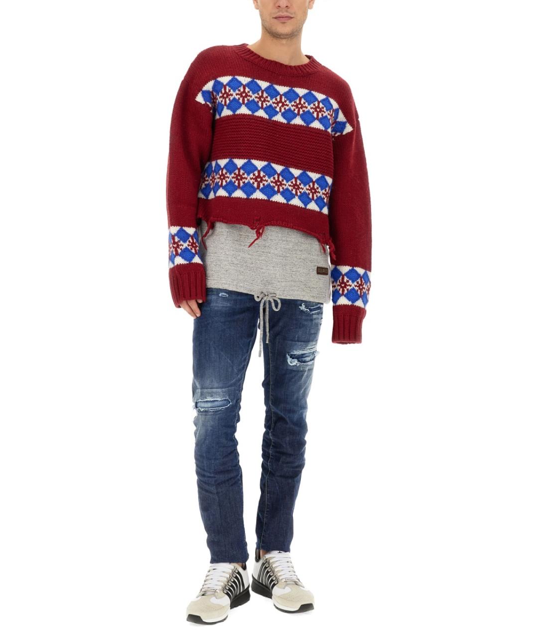 DSQUARED2 Мульти шерстяной джемпер / свитер, фото 2