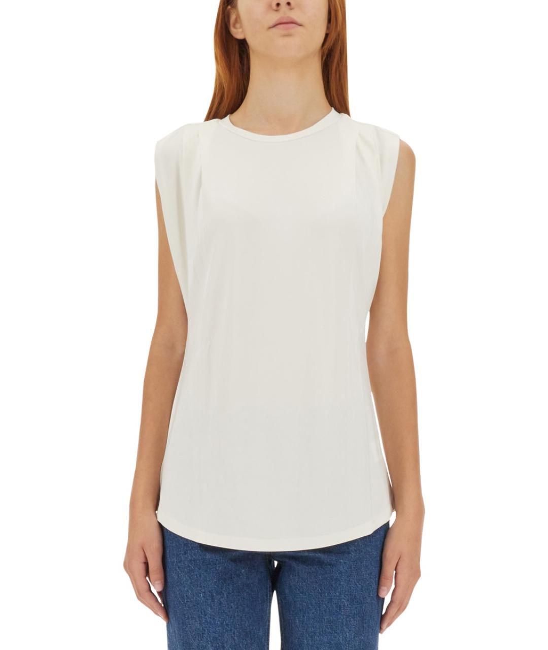 MICHAEL KORS Белая вискозная блузы, фото 5