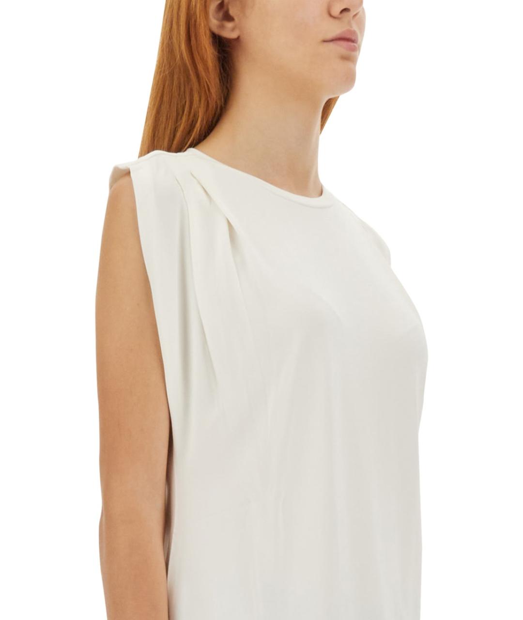 MICHAEL KORS Белая вискозная блузы, фото 4