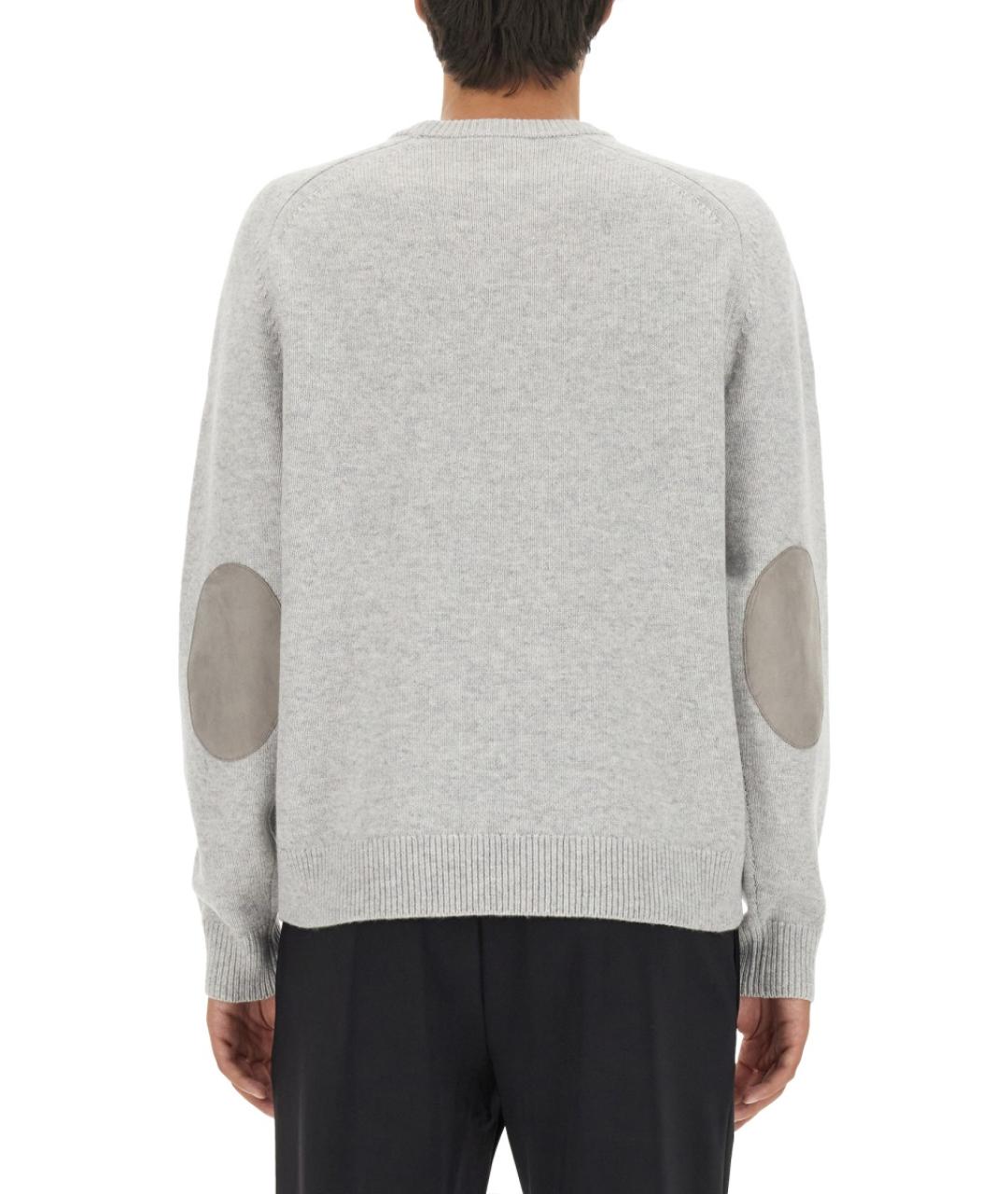 THEORY Серый шерстяной джемпер / свитер, фото 3