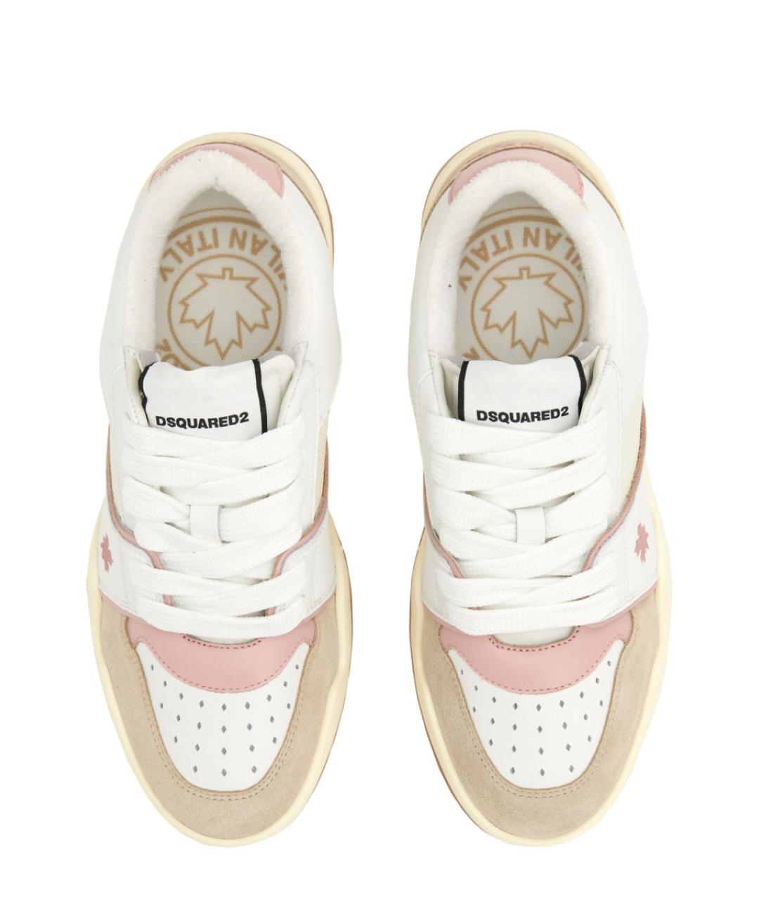 DSQUARED2 Мульти кожаные кроссовки, фото 2