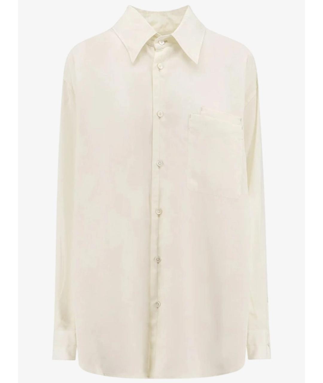 LEMAIRE Бежевая хлопко-шелковая кэжуал рубашка, фото 6