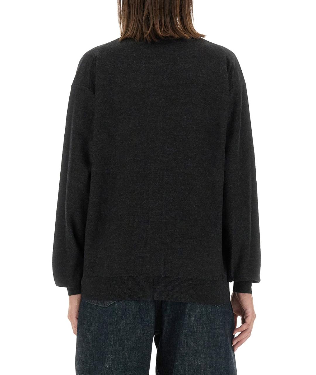 LEMAIRE Серый шерстяной кардиган, фото 3