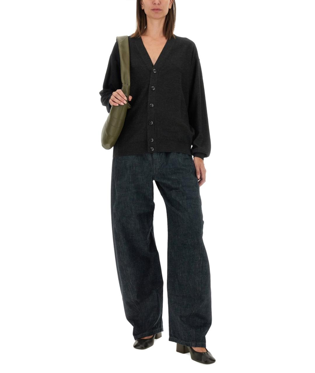 LEMAIRE Серый шерстяной кардиган, фото 2