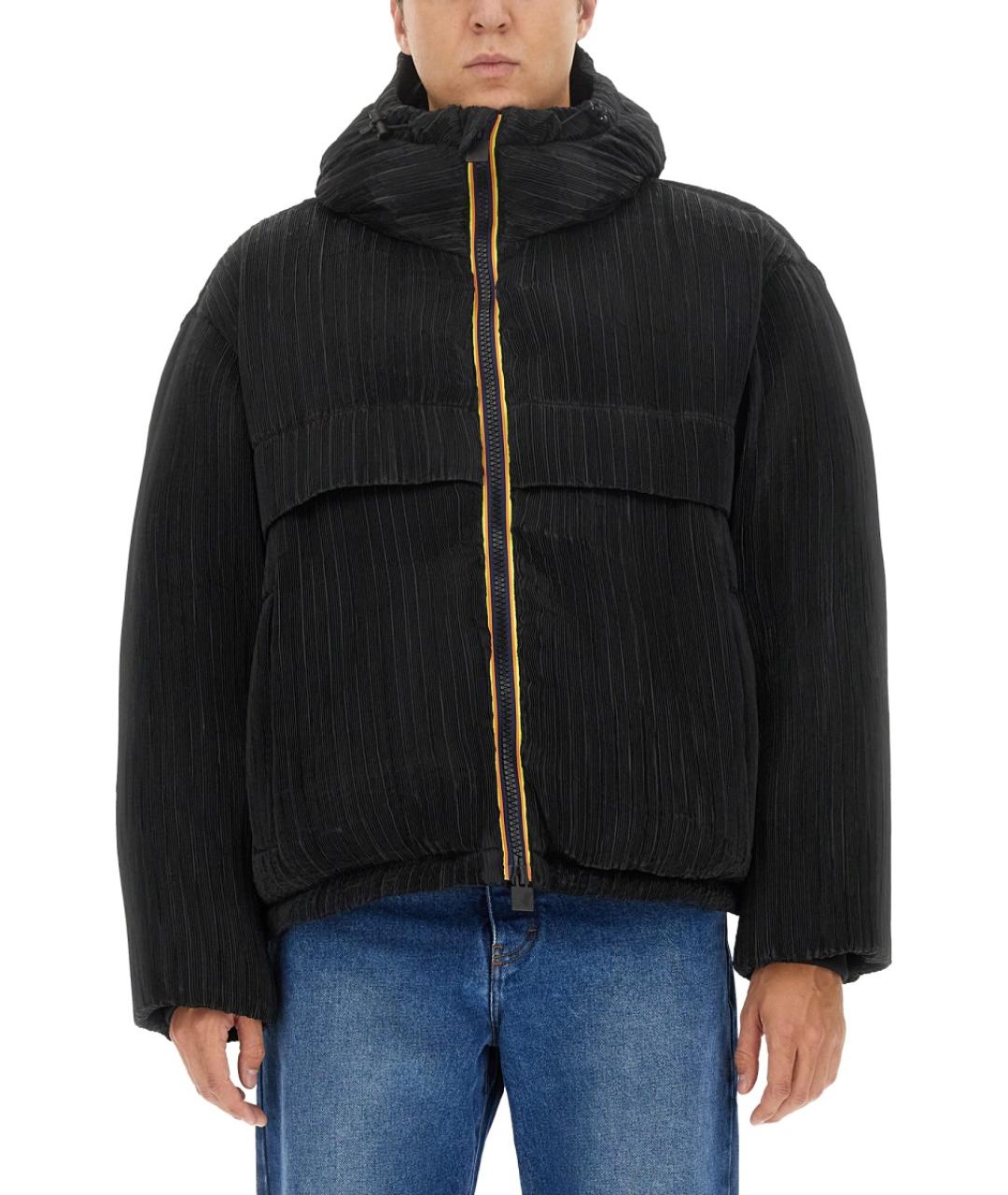 K-WAY Черный полиэстеровый пуховик, фото 5