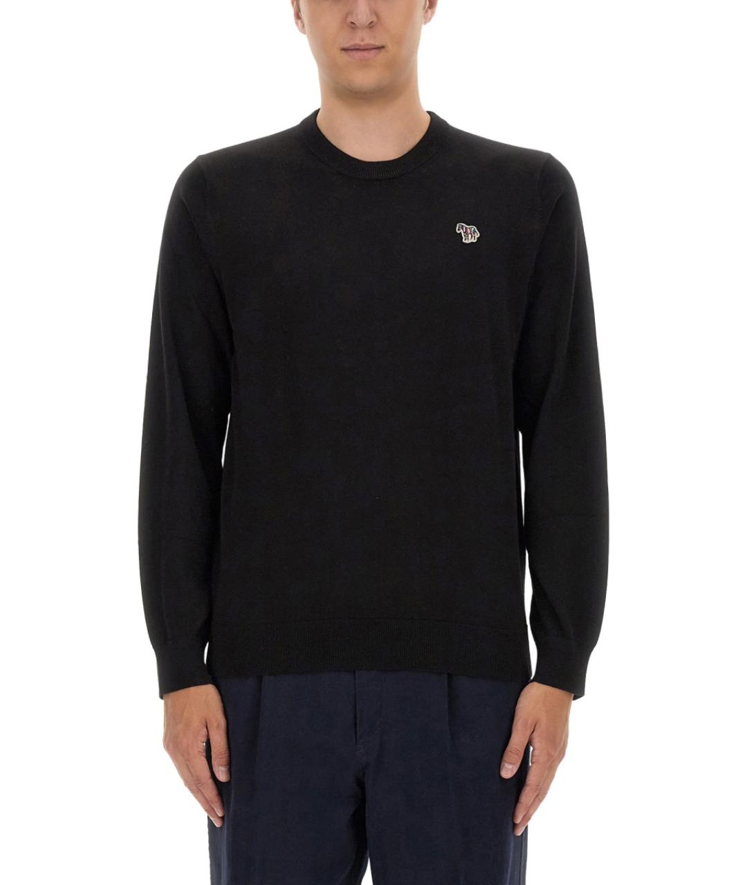 PS BY PAUL SMITH Черный хлопковый джемпер / свитер, фото 5