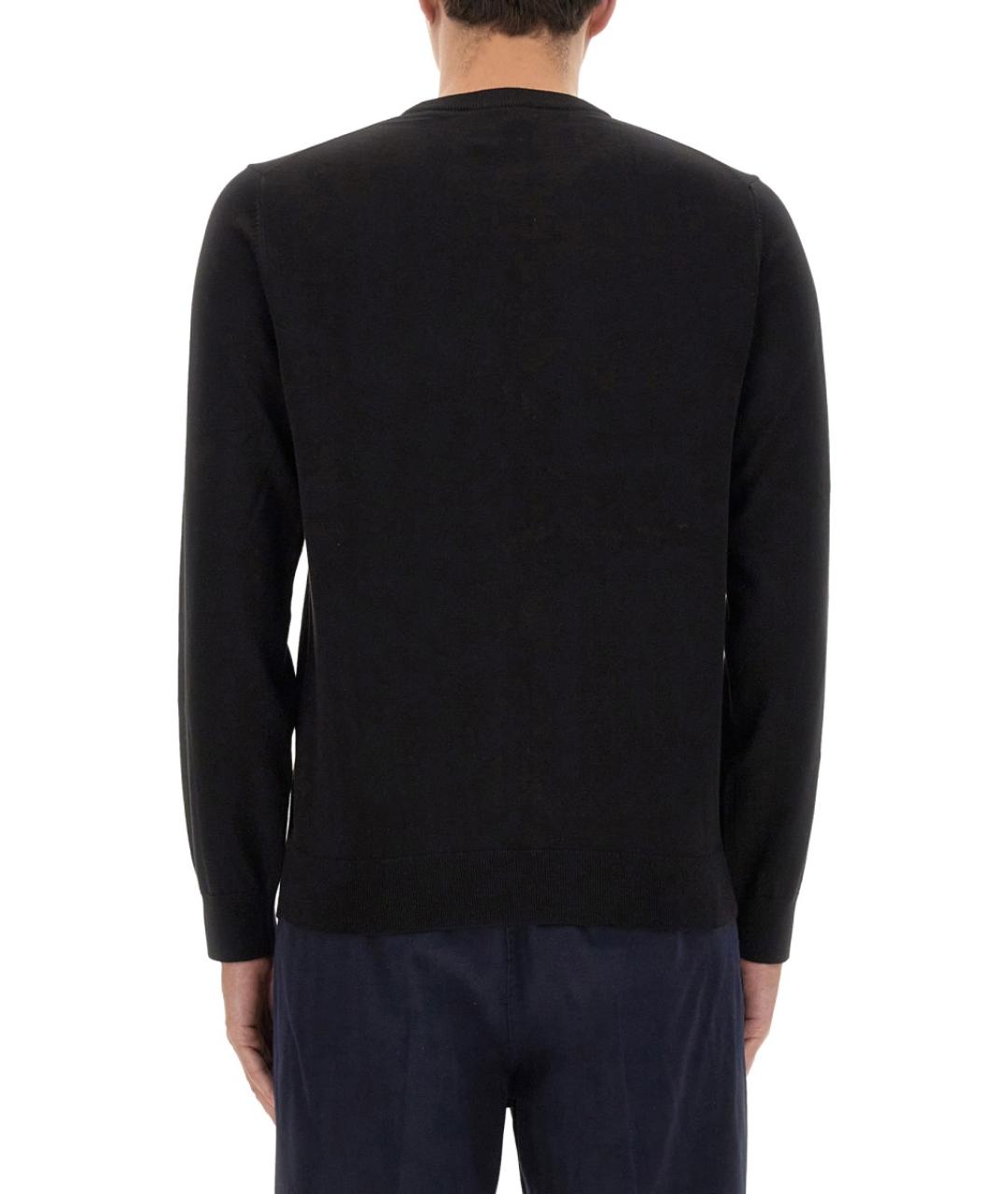 PS BY PAUL SMITH Черный хлопковый джемпер / свитер, фото 3