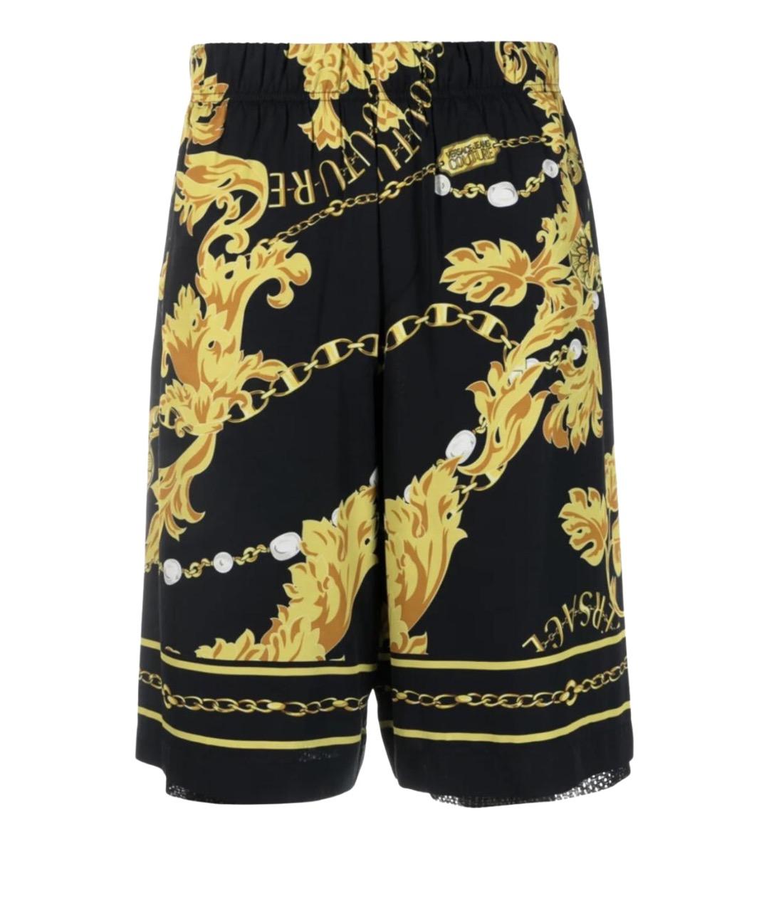 VERSACE JEANS COUTURE Мульти вискозные шорты, фото 1
