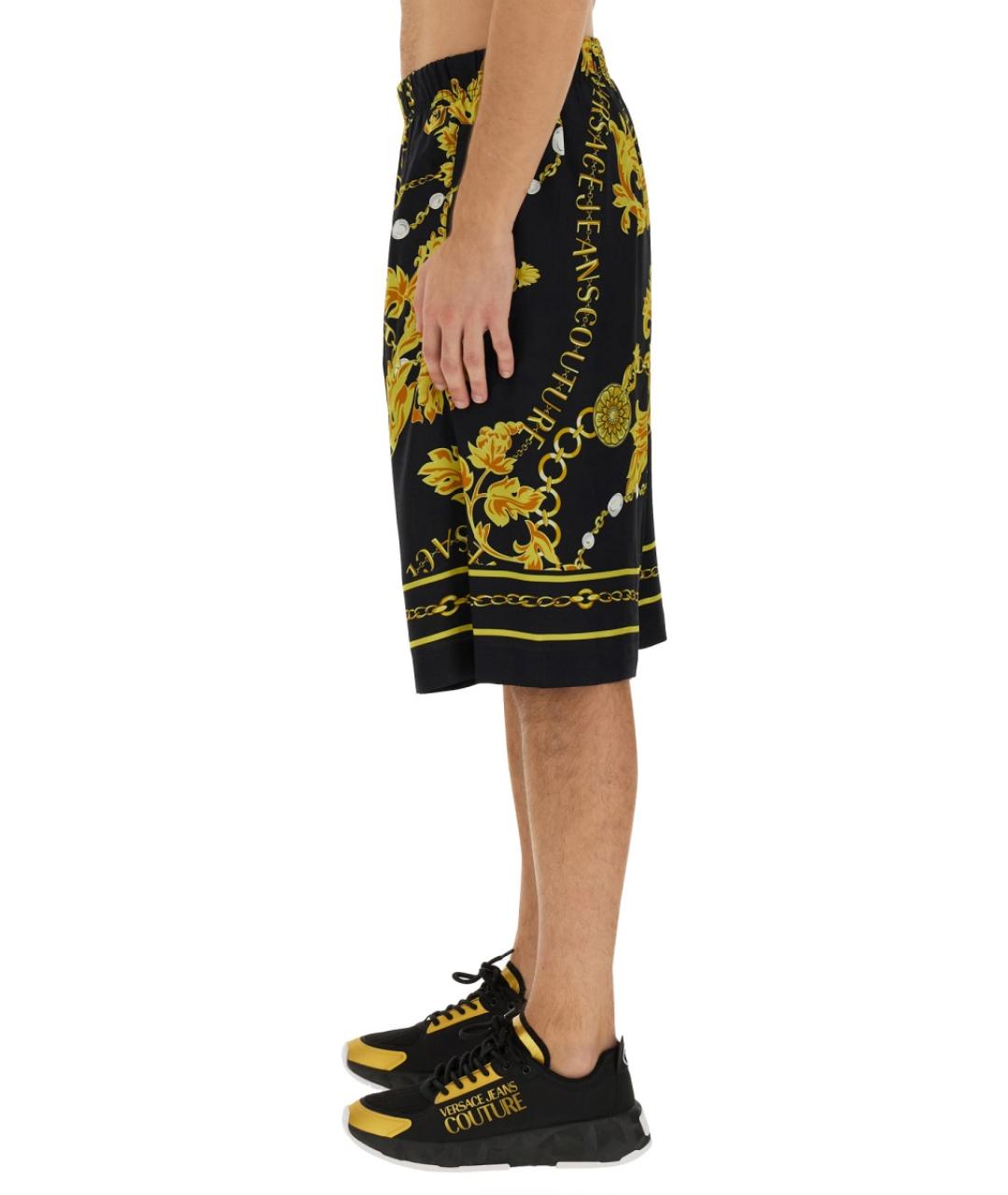 VERSACE JEANS COUTURE Мульти вискозные шорты, фото 5