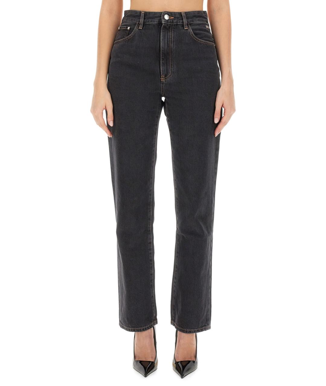 GCDS Черные хлопковые прямые джинсы, фото 5