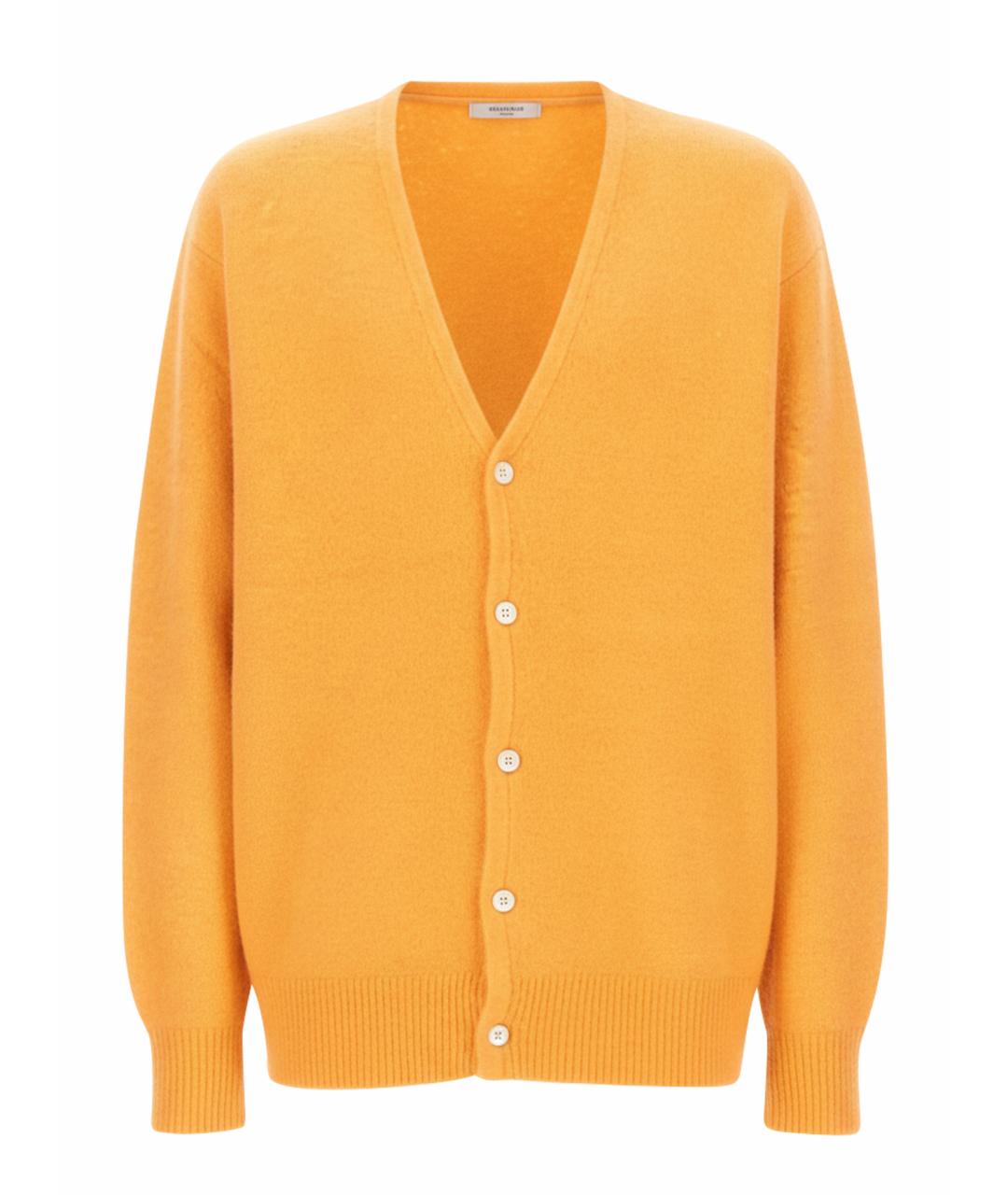 STUSSY Оранжевый шерстяной кардиган, фото 1