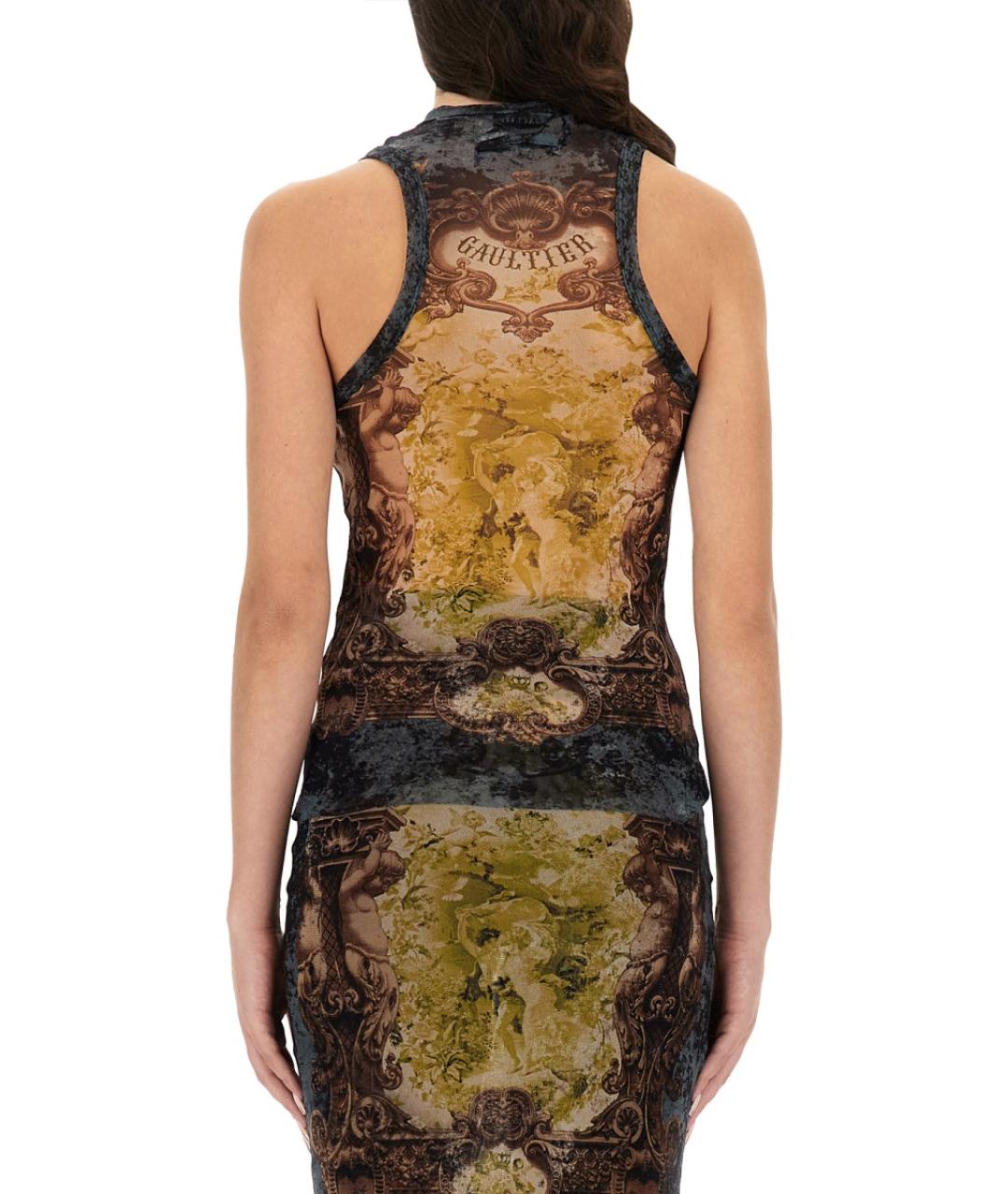 JEAN PAUL GAULTIER Мульти полиамидовая блузы, фото 3