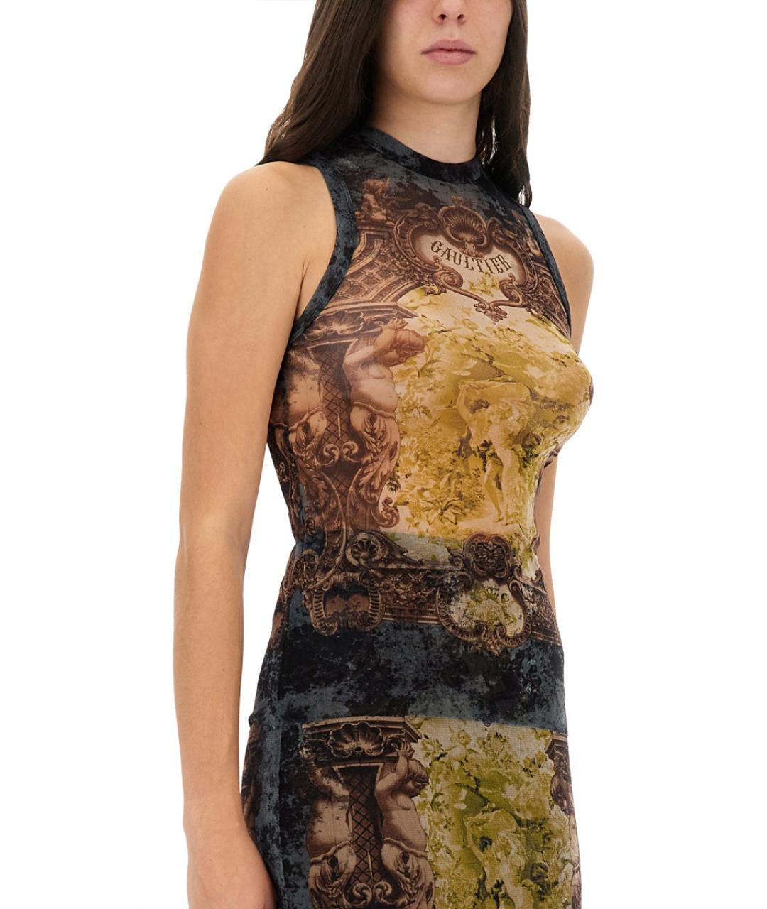 JEAN PAUL GAULTIER Мульти полиамидовая блузы, фото 4