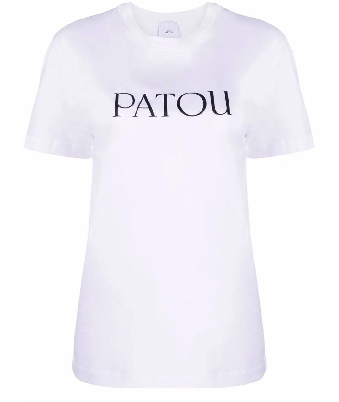 PATOU Белая хлопковая футболка, фото 1