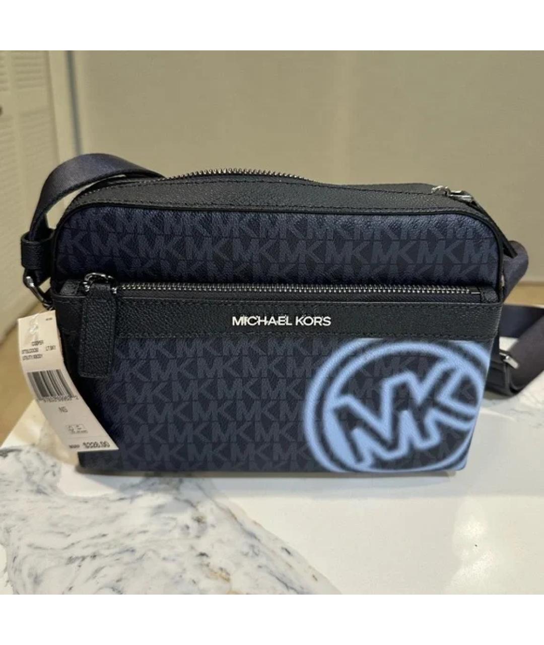 MICHAEL KORS Темно-синяя сумка на плечо, фото 4