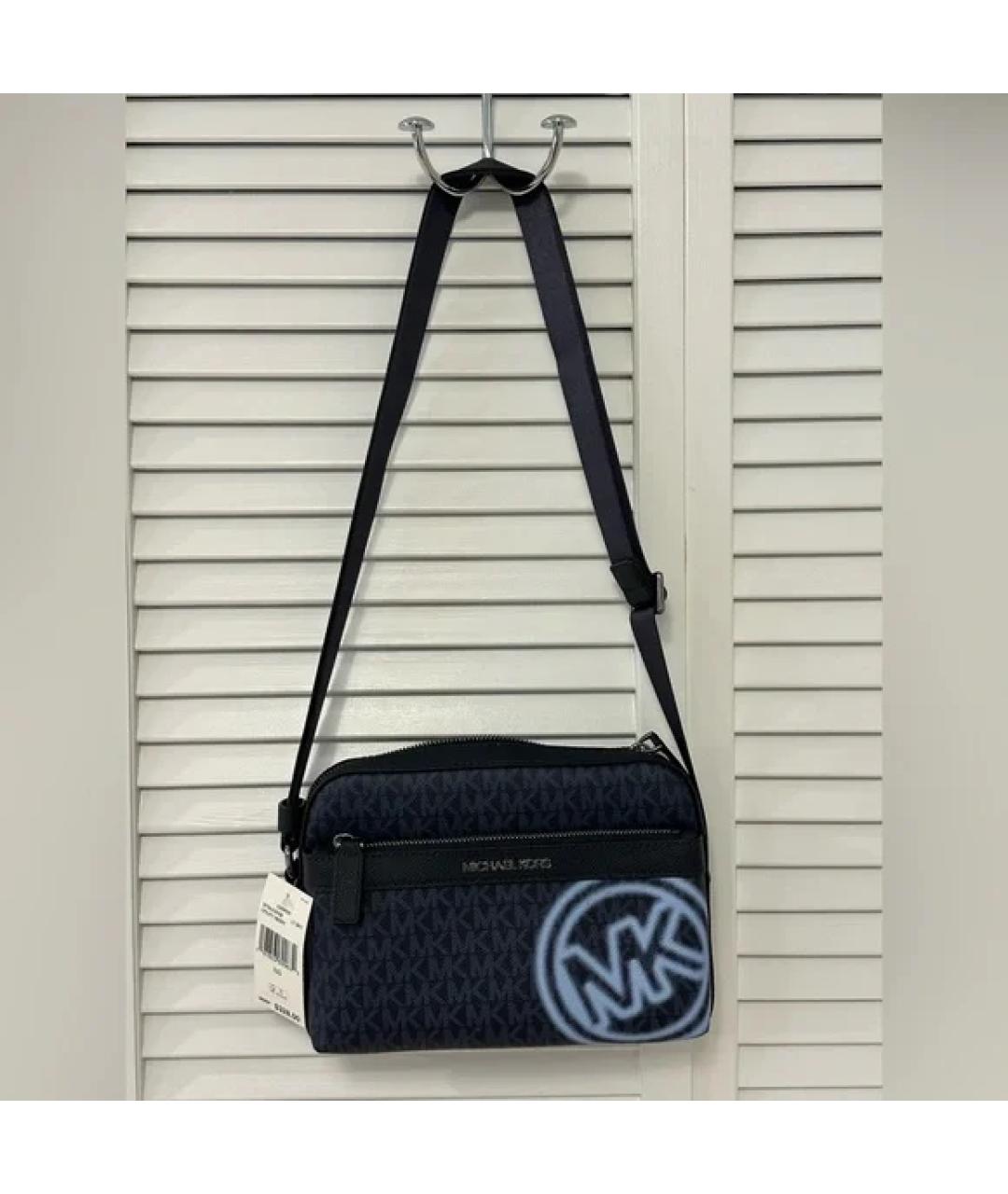 MICHAEL KORS Темно-синяя сумка на плечо, фото 6