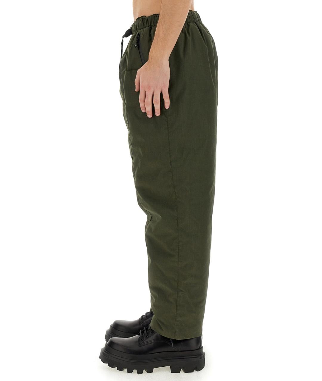 SOUTH2 WEST8 Зеленые полиэстеровые повседневные брюки, фото 3