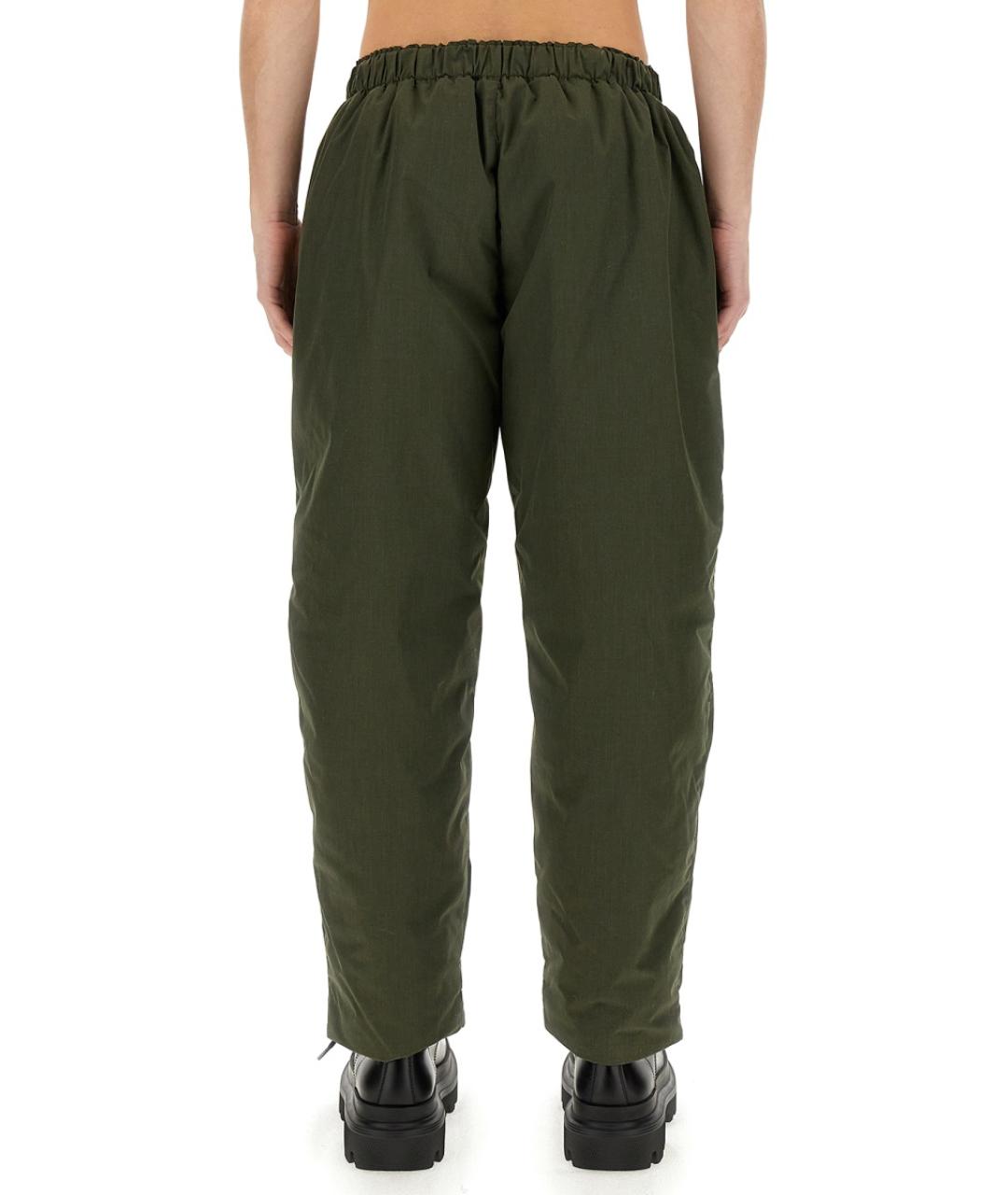 SOUTH2 WEST8 Зеленые полиэстеровые повседневные брюки, фото 4