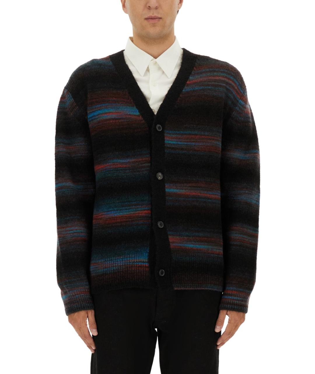 PAUL SMITH Мульти шерстяной кардиган, фото 5