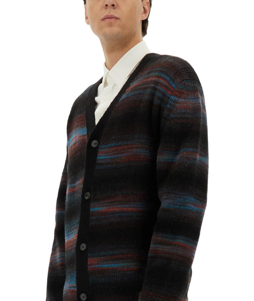 PAUL SMITH Мульти шерстяной кардиган, фото 4