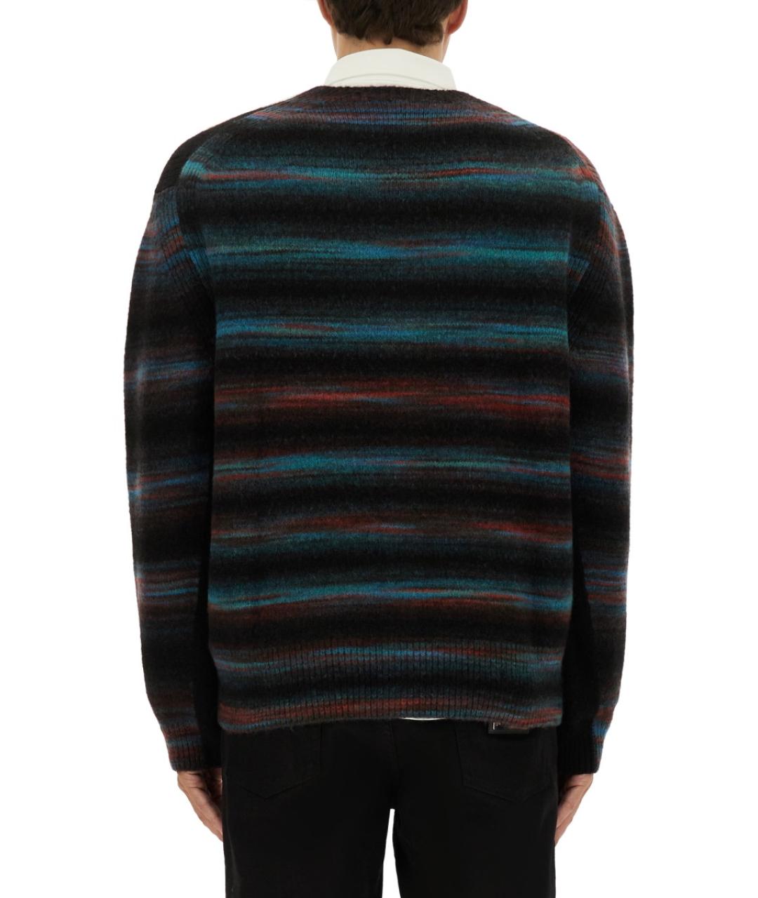 PAUL SMITH Мульти шерстяной кардиган, фото 3