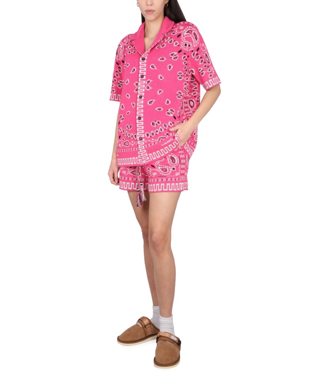 ALANUI Розовые хлопковые шорты, фото 3