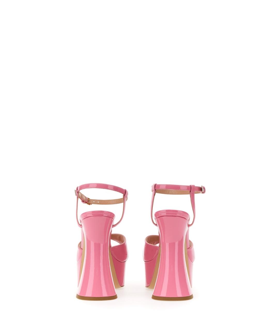 MOSCHINO Розовые босоножки, фото 3