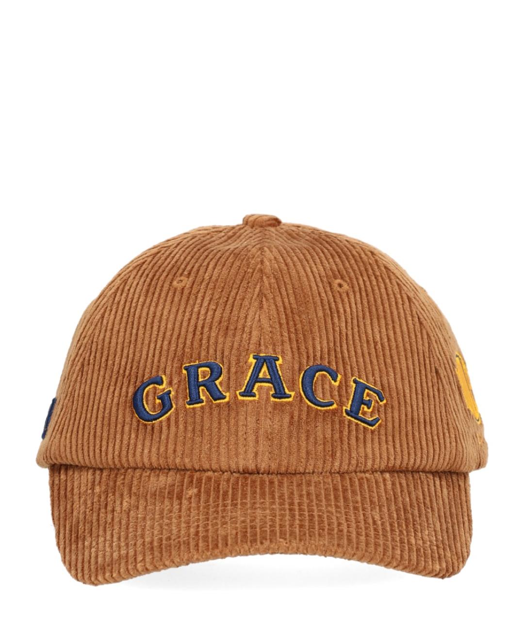 WALES BONNER Коричневая хлопковая шляпа, фото 1