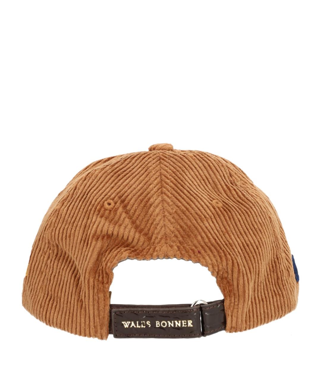 WALES BONNER Коричневая хлопковая шляпа, фото 2