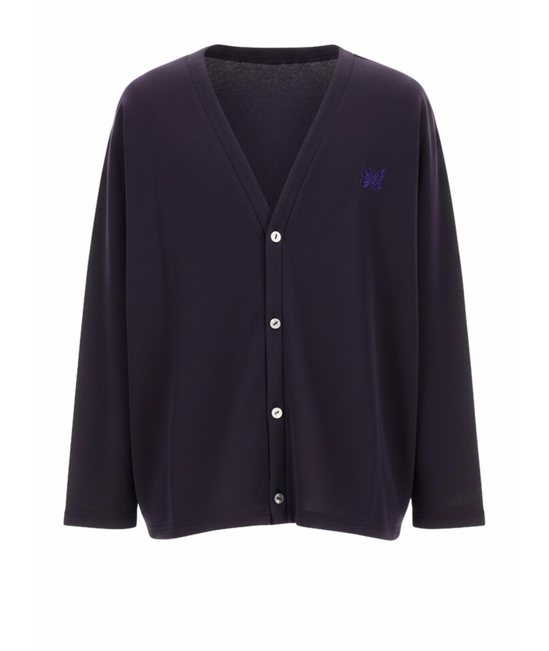 NEEDLES Фиолетовый полиэстеровый кардиган, фото 1