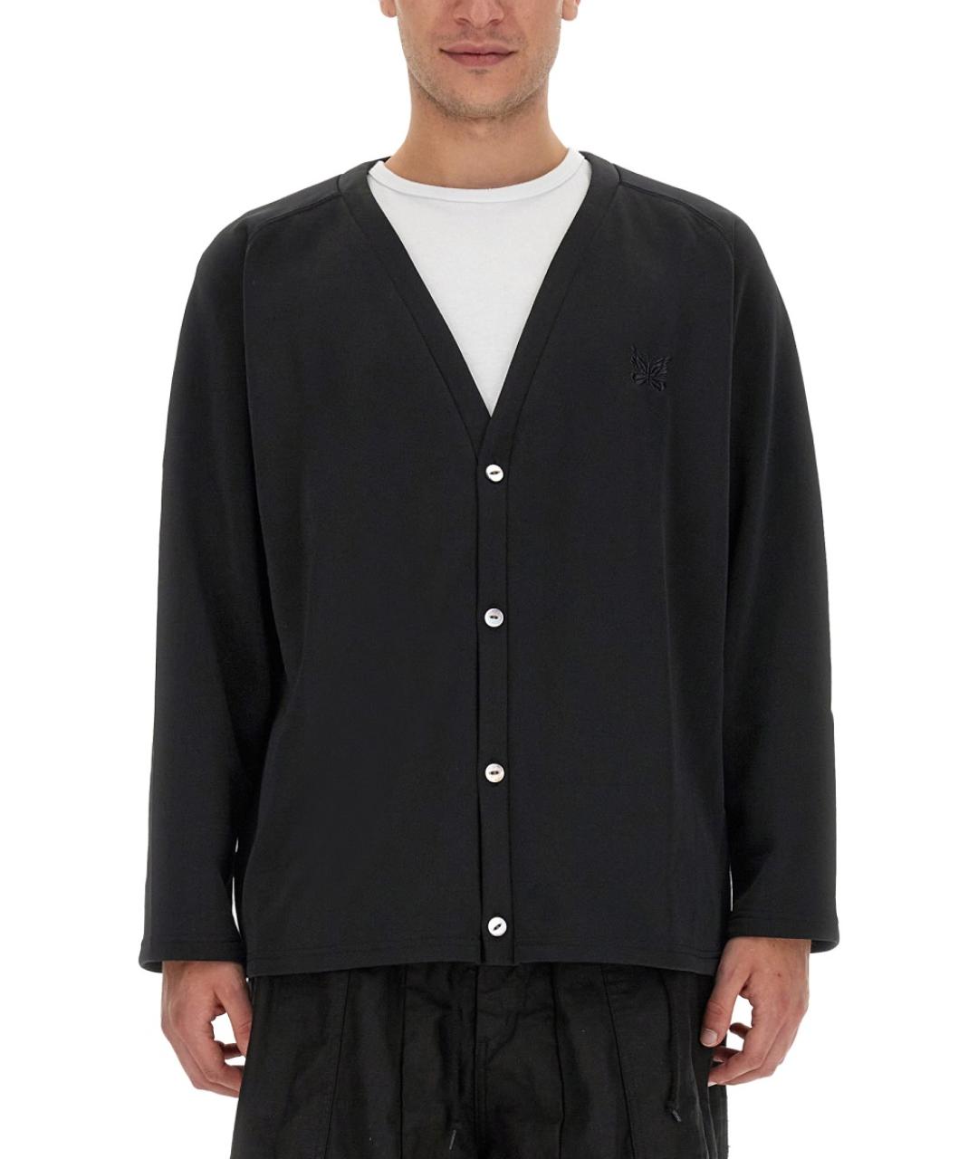 NEEDLES Черный полиэстеровый кардиган, фото 5