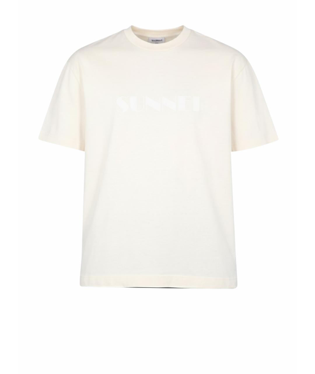 SUNNEI Белая хлопковая футболка, фото 1