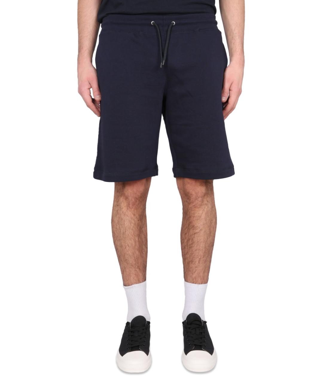PS BY PAUL SMITH Синие хлопковые шорты, фото 5