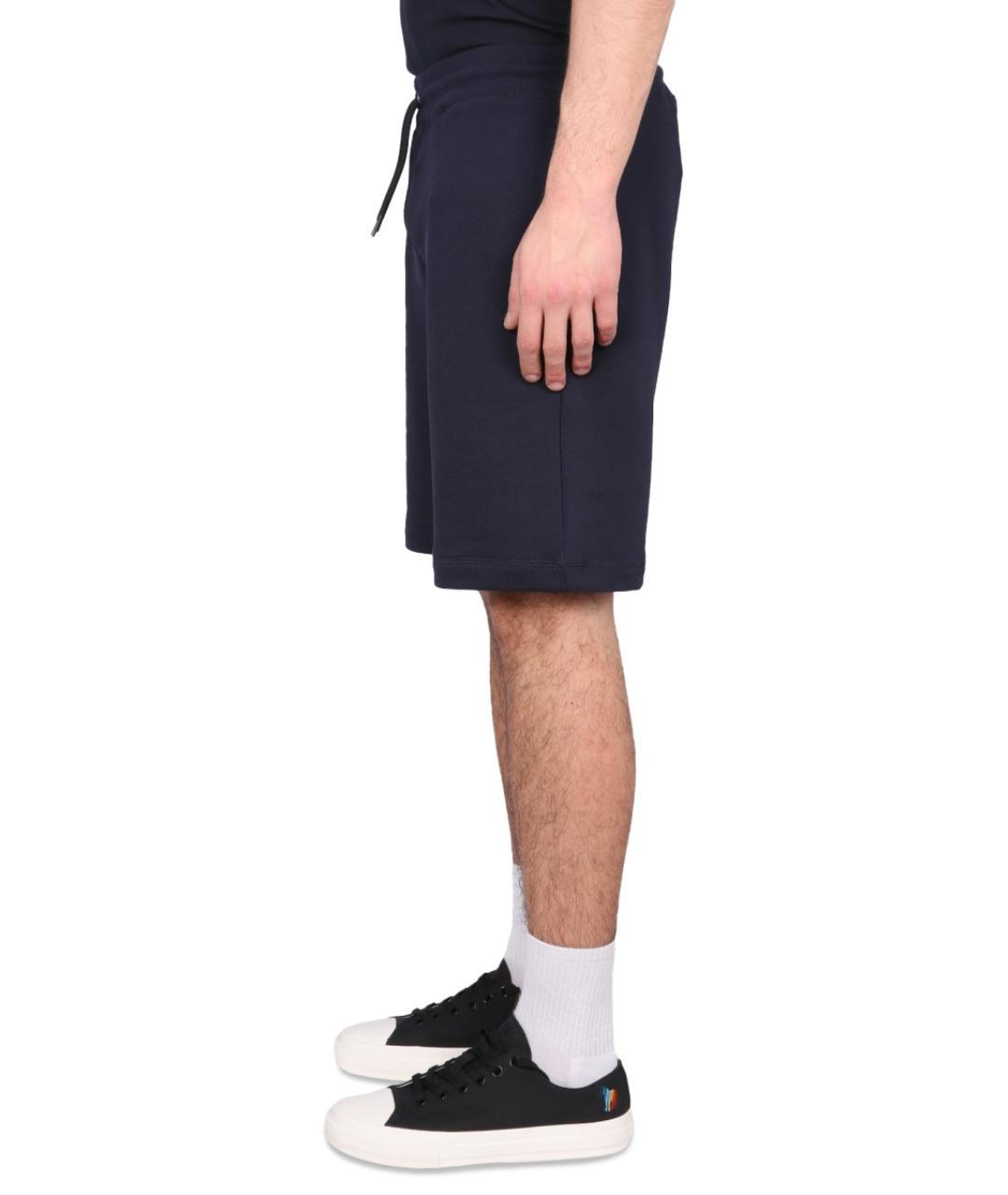 PS BY PAUL SMITH Синие хлопковые шорты, фото 3