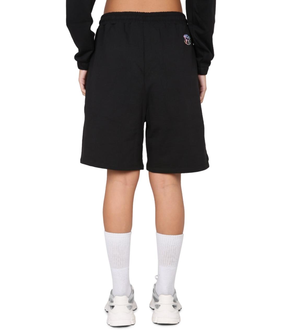 BARROW Черные хлопковые шорты, фото 5