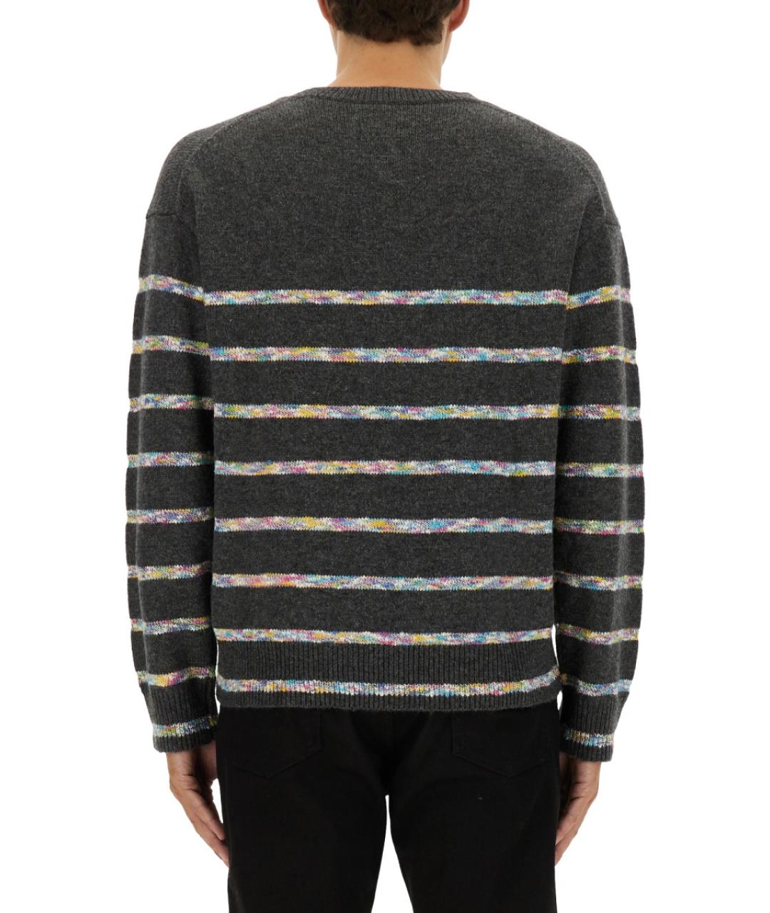 PS BY PAUL SMITH Черный шерстяной джемпер / свитер, фото 3