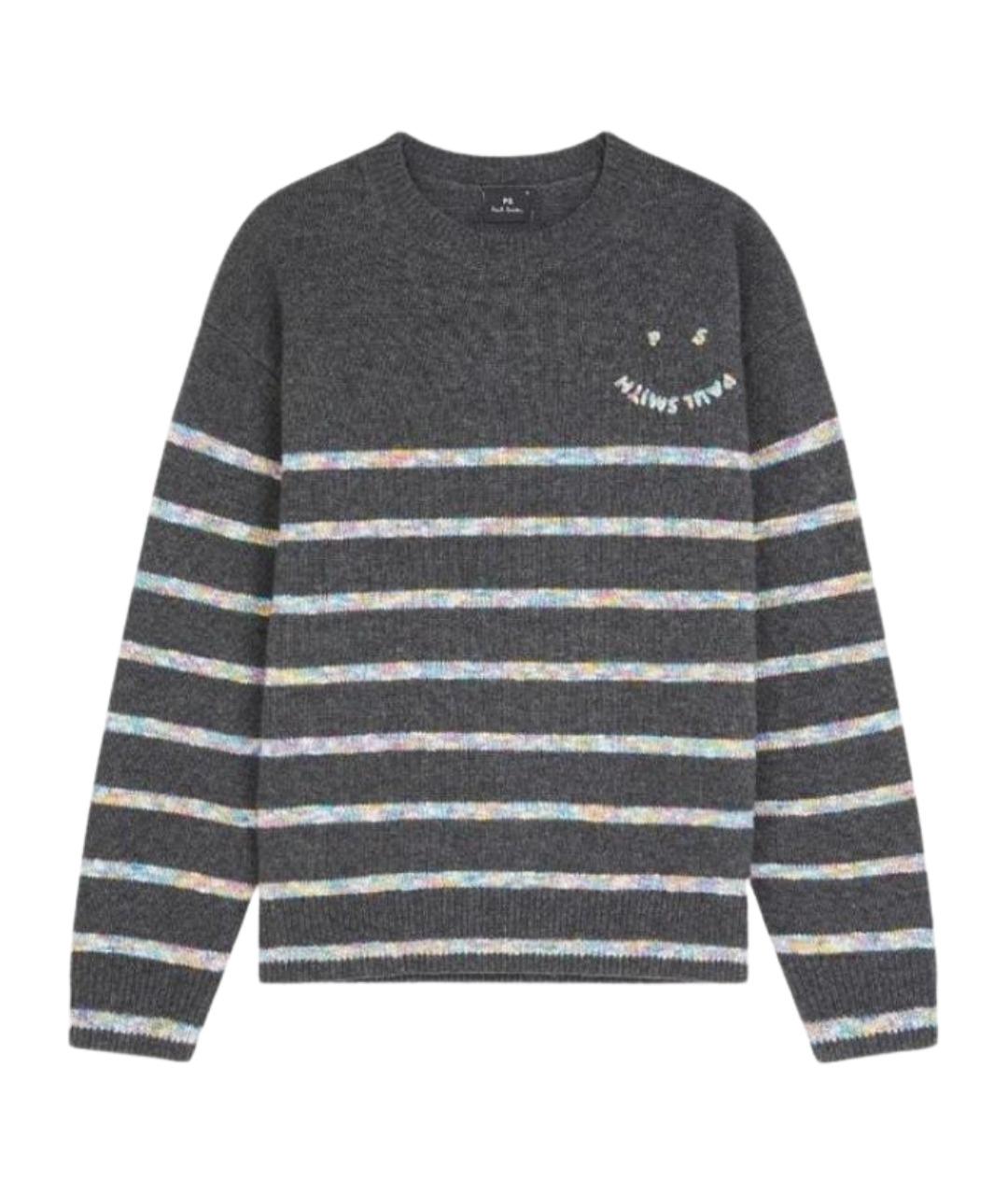 PS BY PAUL SMITH Черный шерстяной джемпер / свитер, фото 1