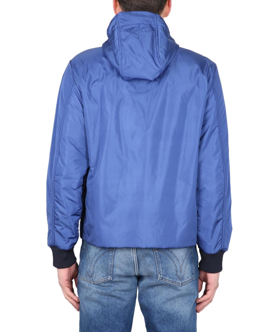 FAY Синяя полиамидовая куртка, фото 4