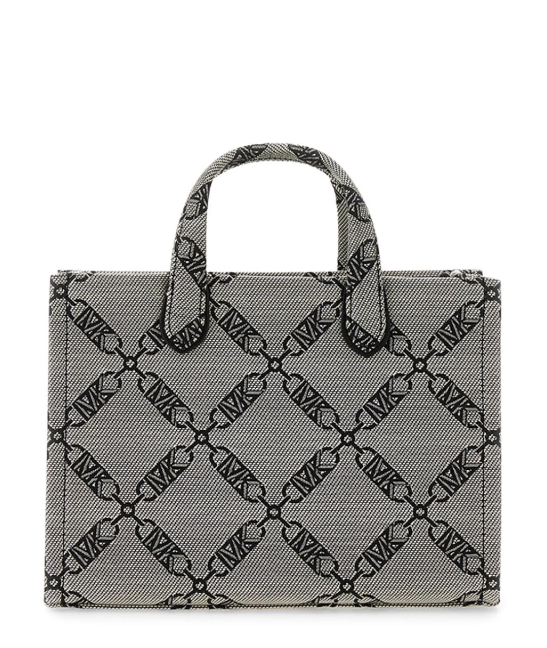 MICHAEL KORS Черная хлопковая сумка тоут, фото 4